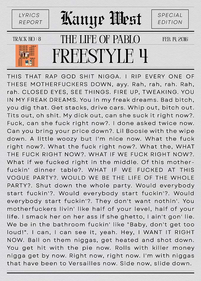 Kanye West Freestyle 4