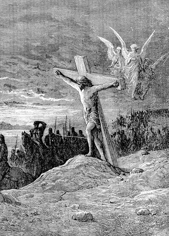 Miracles Gustave Dore Jesus Christ Crusades Engraving
