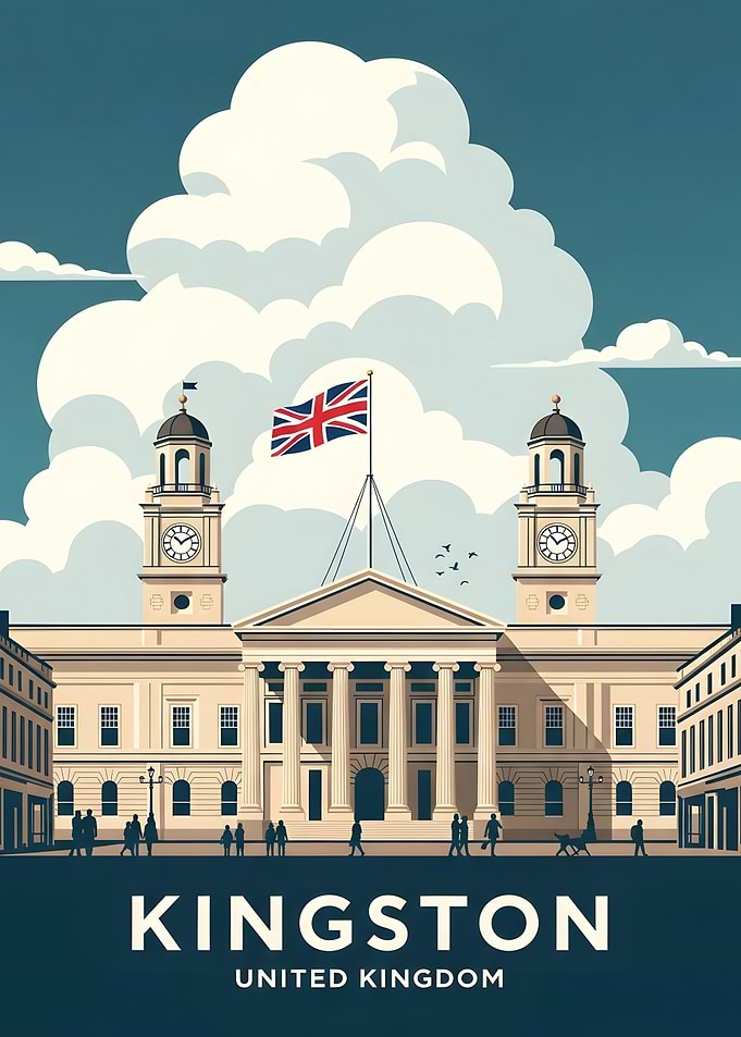 Kingston United Kingdom Poster