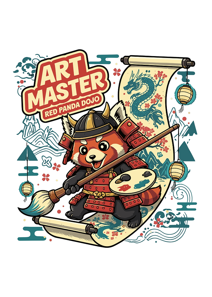 The Brush Warrior: Red Panda Dojo