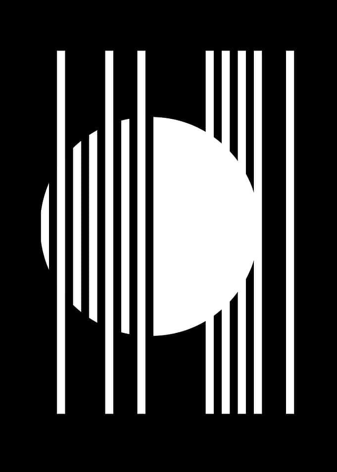 Abstract Geometric Design with Circle and Lines
