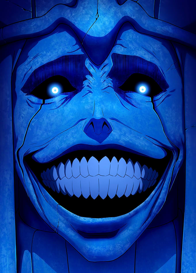 Solo Leveling God Statue Smile