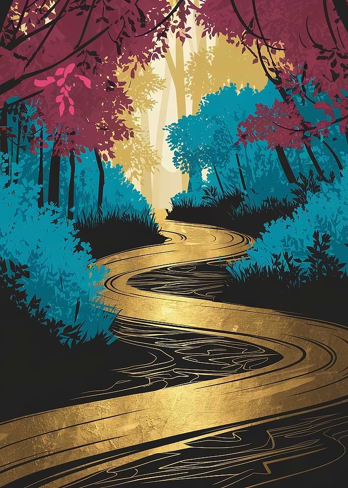 Enchanted Forest River Path