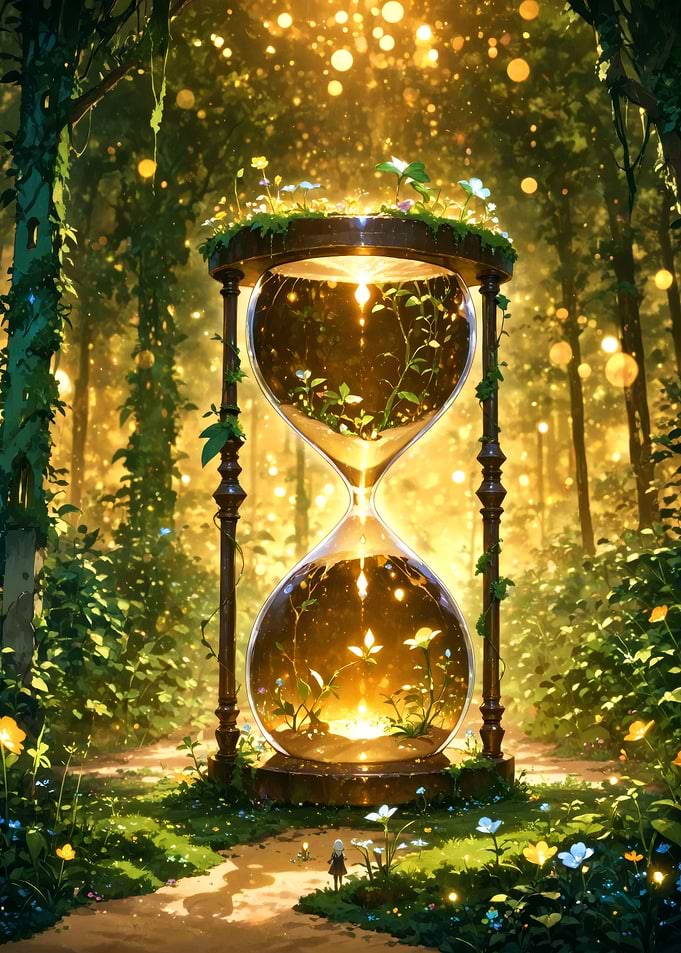 Magical Forest Hourglass