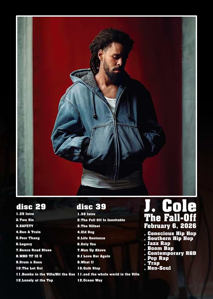 J Cole The Fall Off Album Art