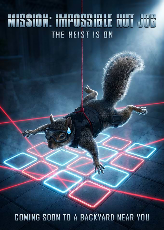 Mission Impossible Nut Job Squirrel Heist