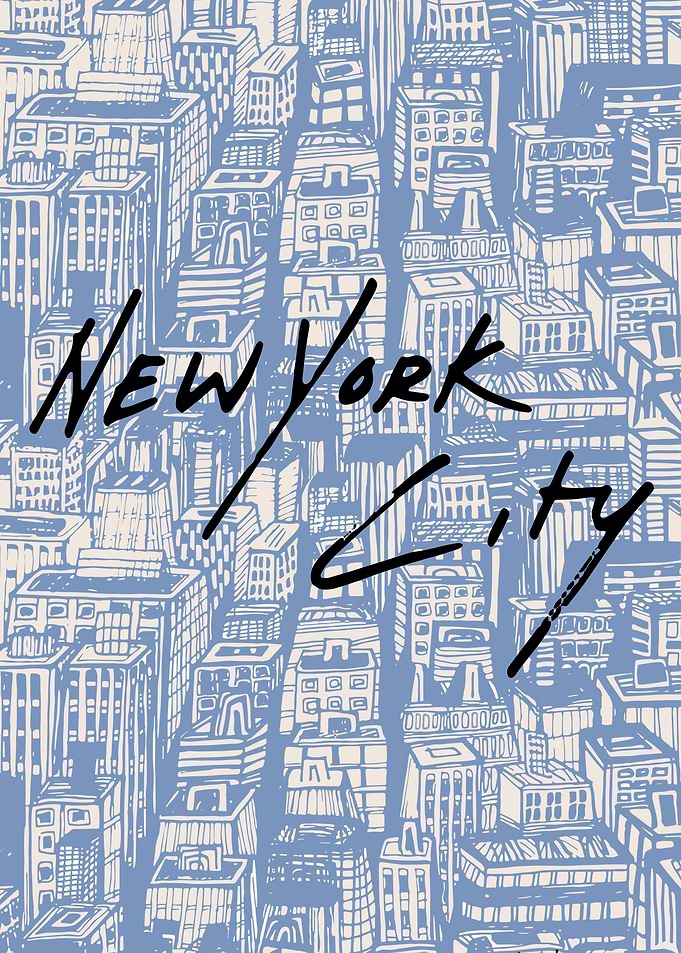 New York City Skyline Illustration