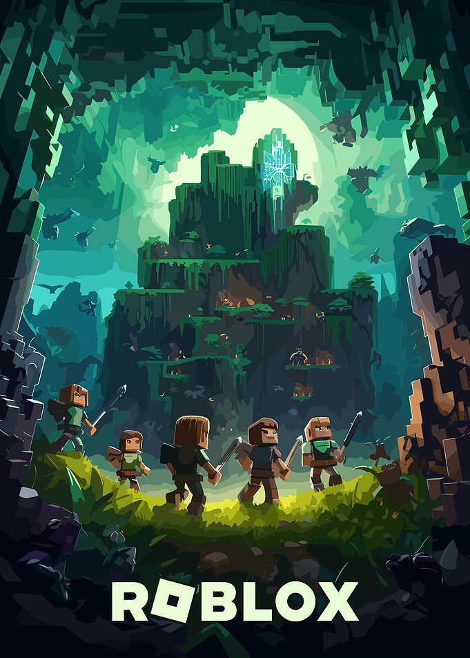 Roblox Adventure in a Lush Canyon