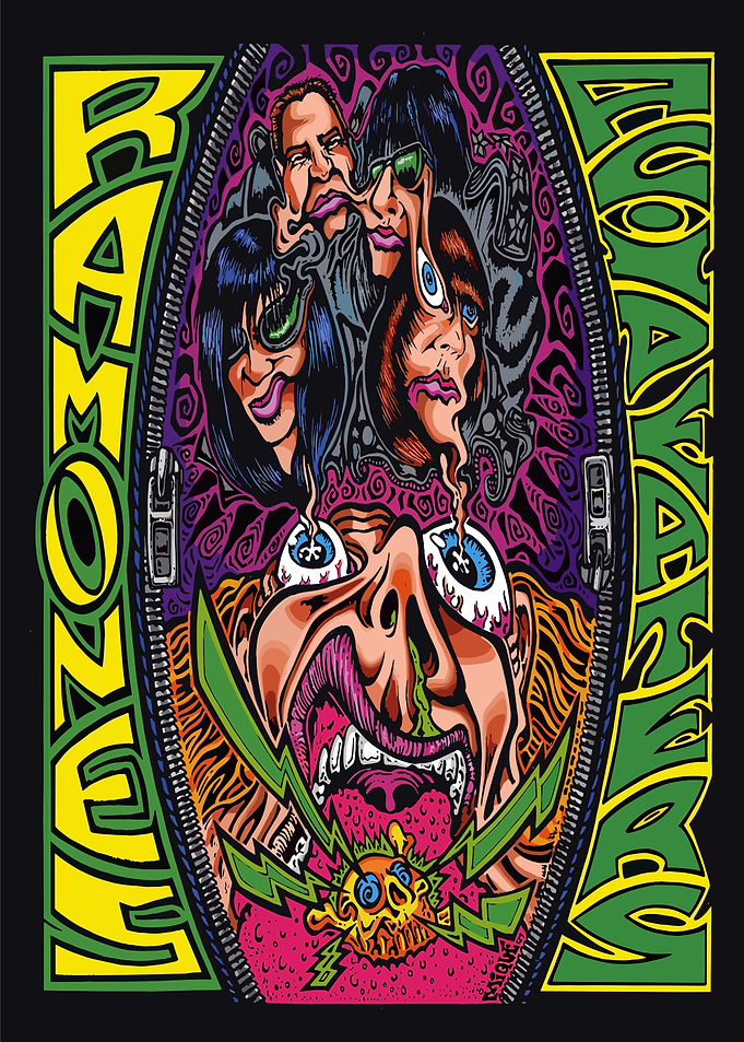 Ramones Zipper Skull Art