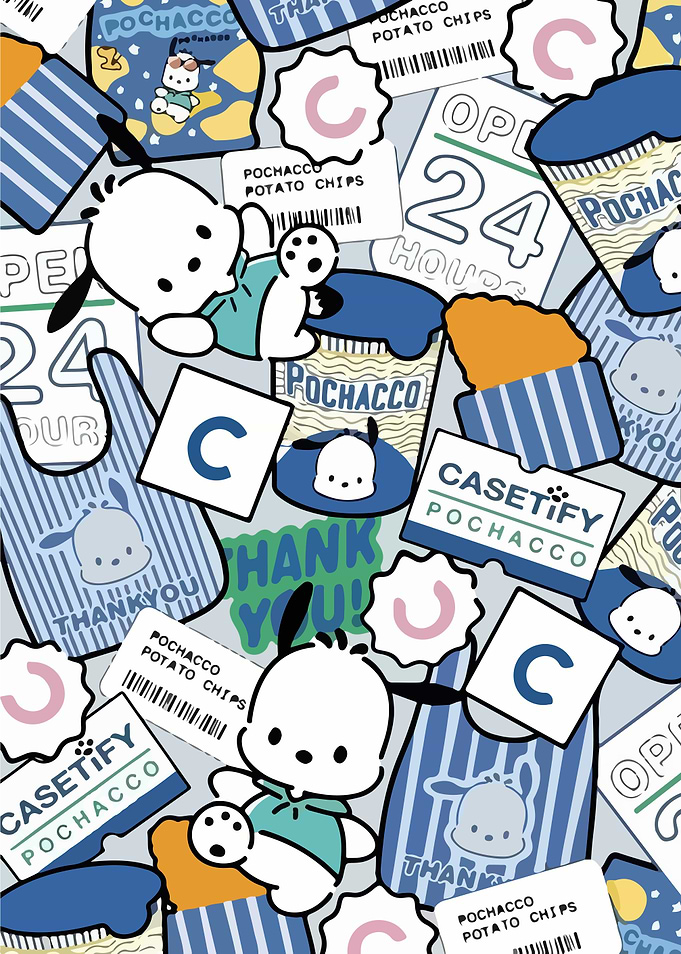 Pochacco Cute Character Pattern