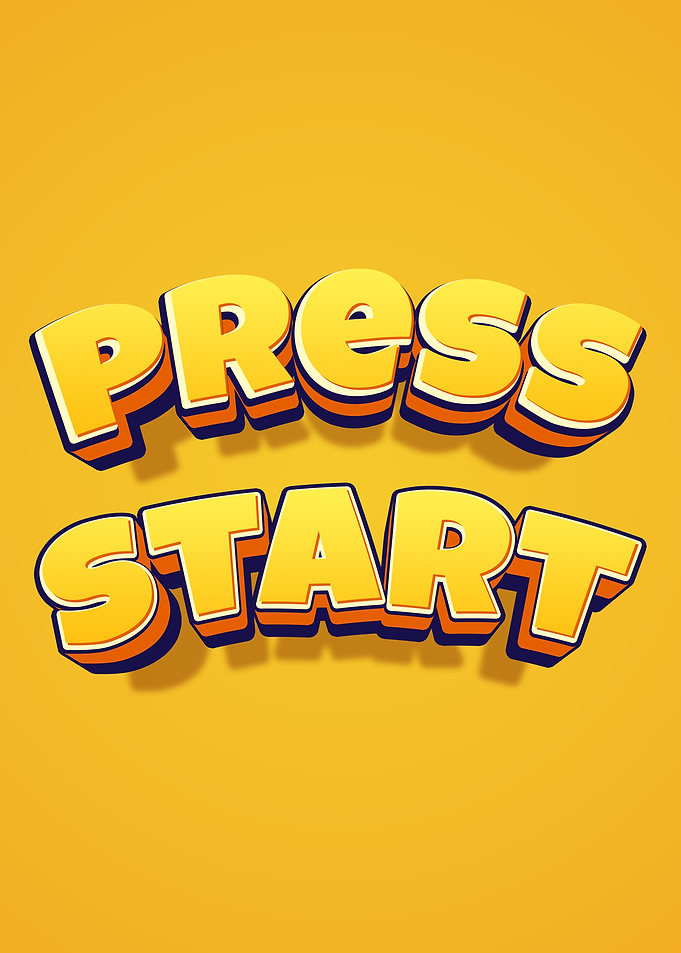 Press Start Text Art