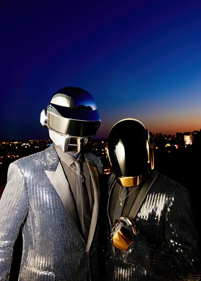 Daft Punk Duo at Dusk