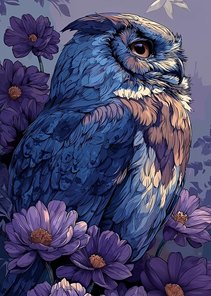Flower Owl