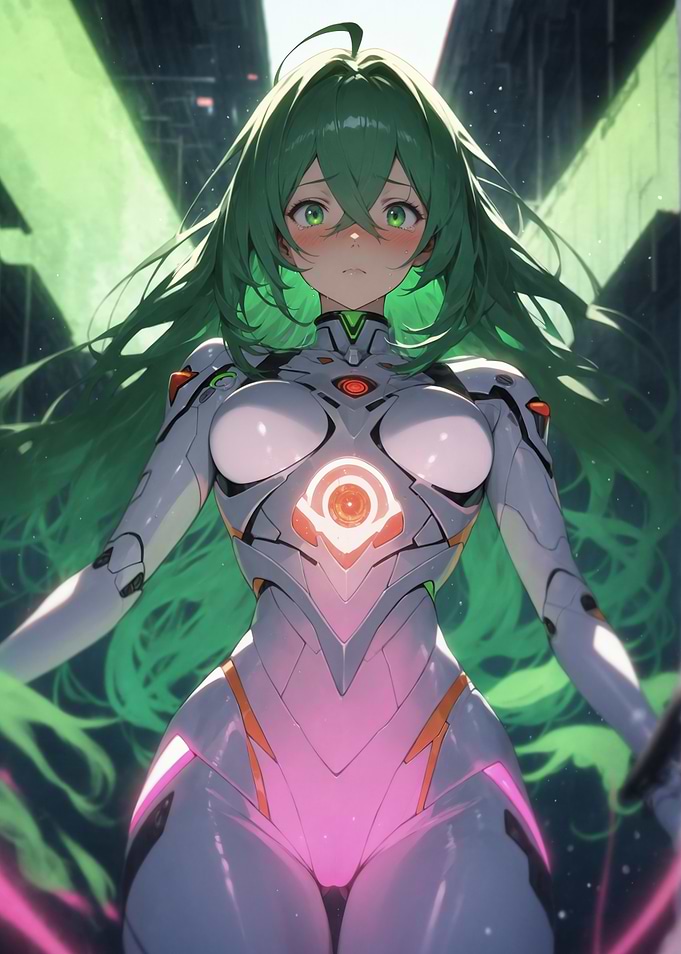 Anime Girl in Sci-Fi Suit