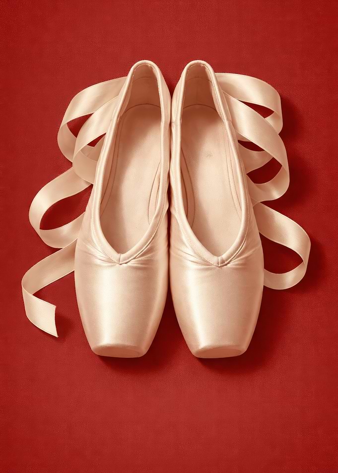 Ballet Shoes with Ribbons