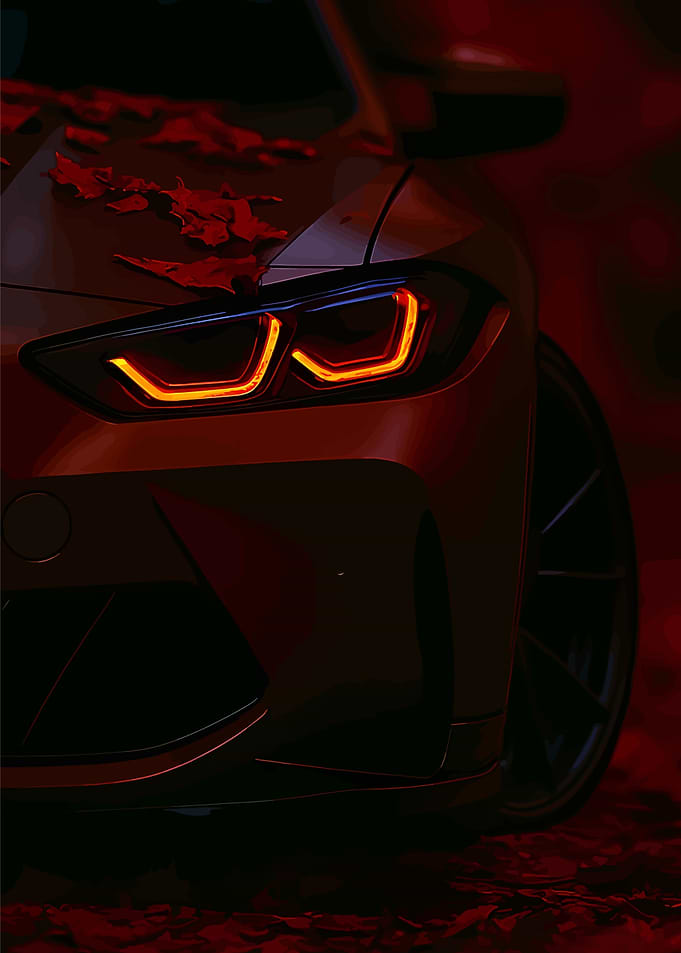 Aggressive Car Headlights