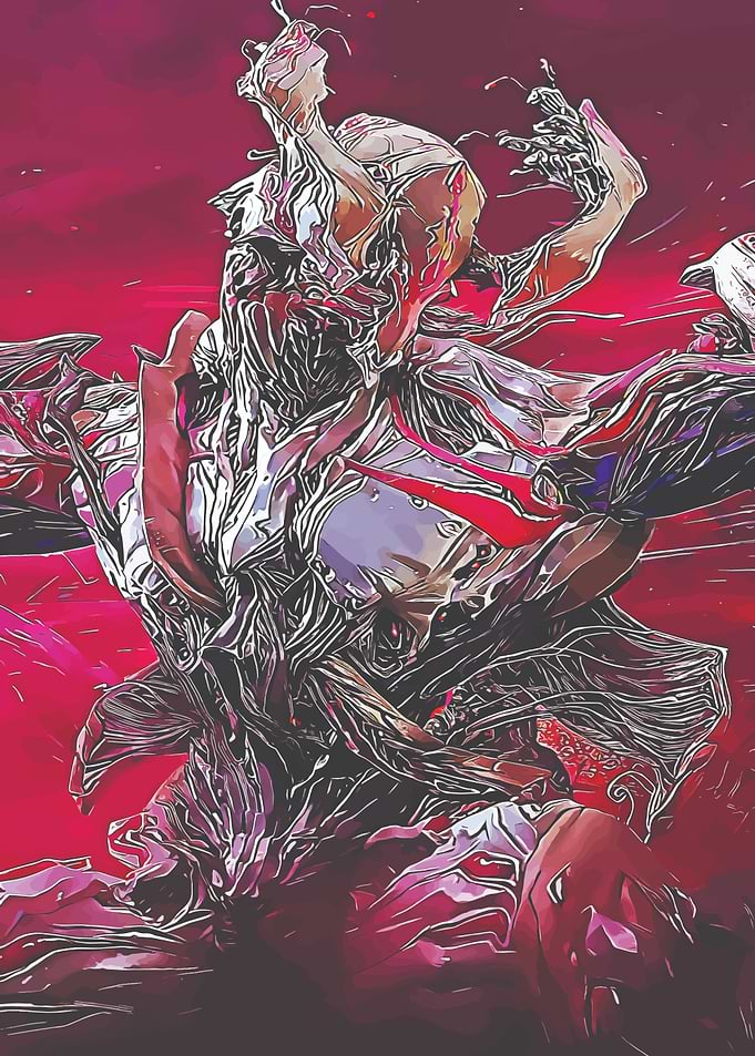 Warframe Silver Figure