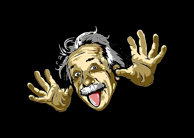 Funny Einstein Making Faces