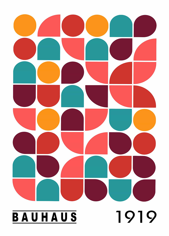 Bauhaus 1919 Geometric Art
