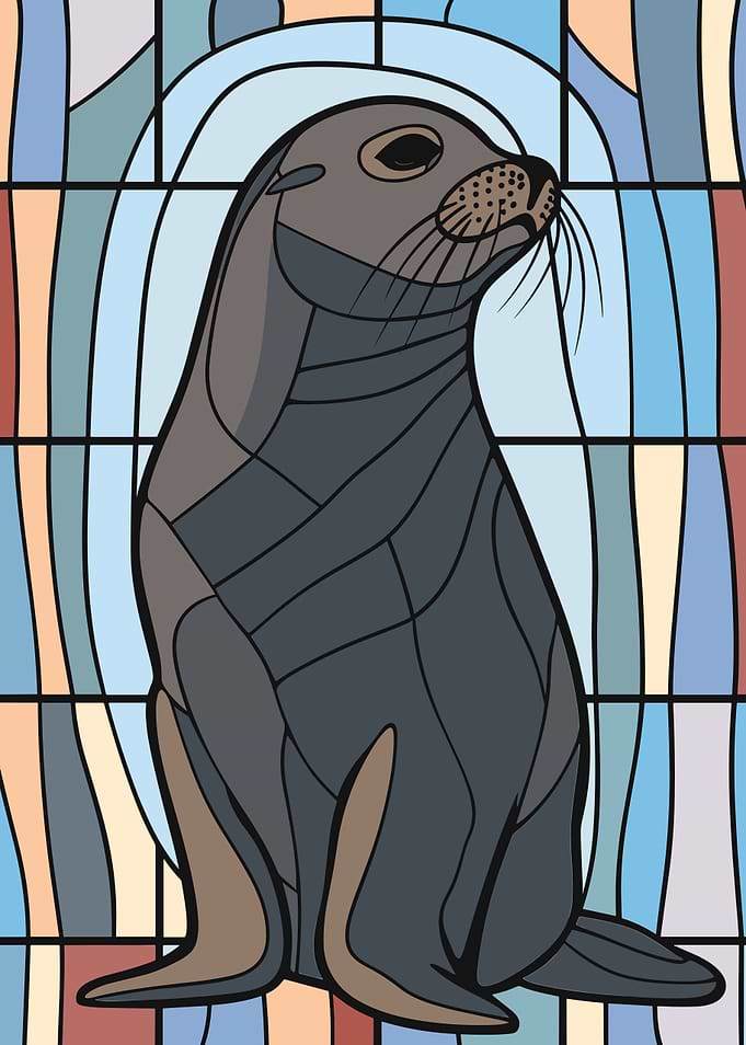 Stained Glass Seal