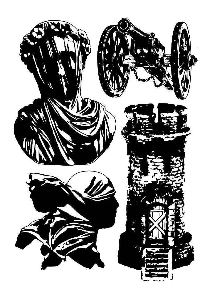 Historical Objects Silhouette Collection