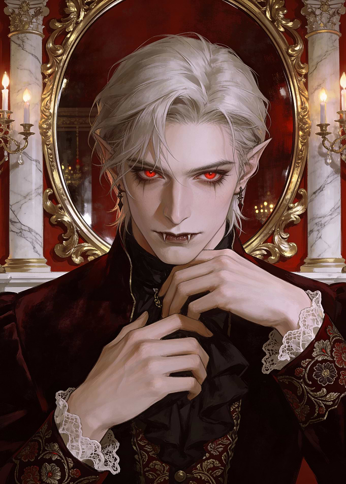 Vampire in Ornate Attire