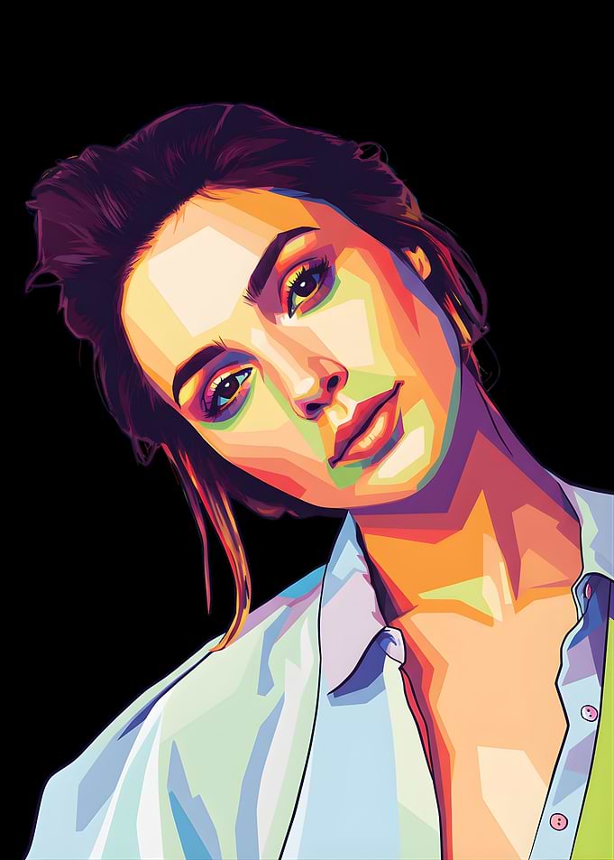 Pop Art Portrait of a Woman