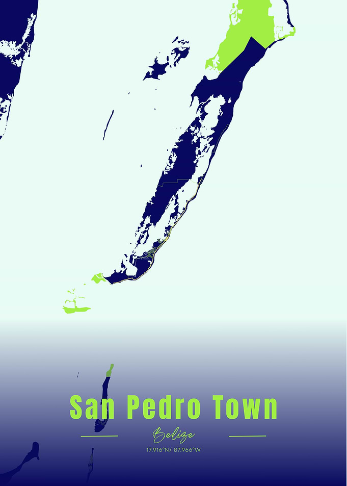 San Pedro Town Map