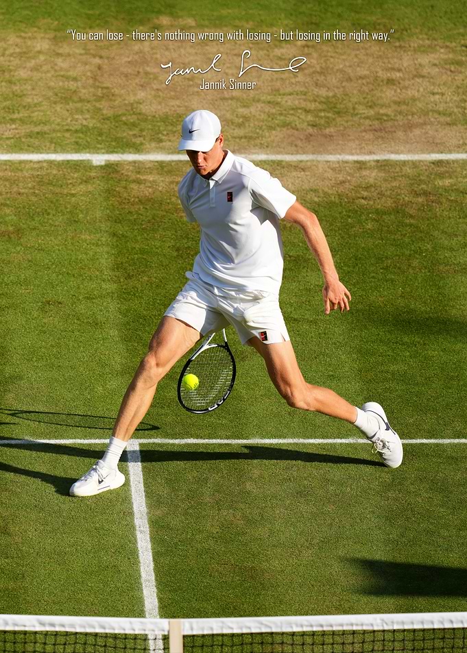 Jannik Sinner Tennis Action