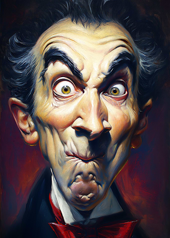 Caricature Portrait of a Man