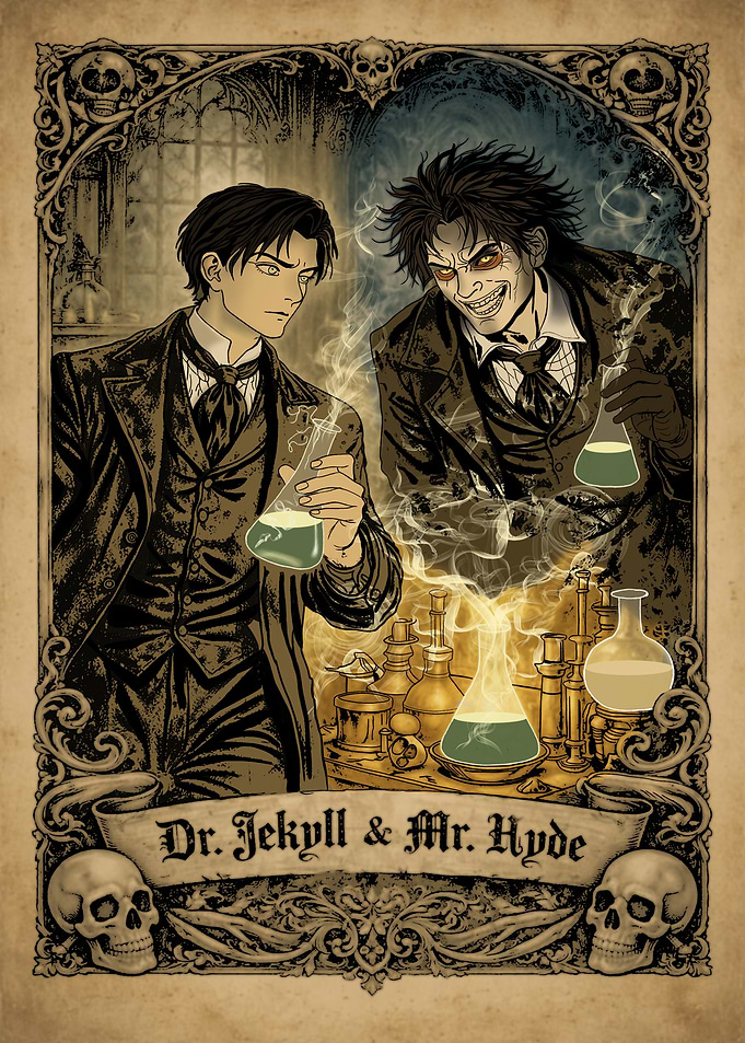 Dr. Jekyll and Mr. Hyde Vintage Poster