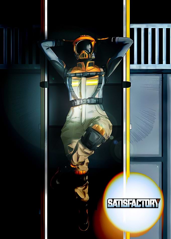 Satisfactory Game Character Posing