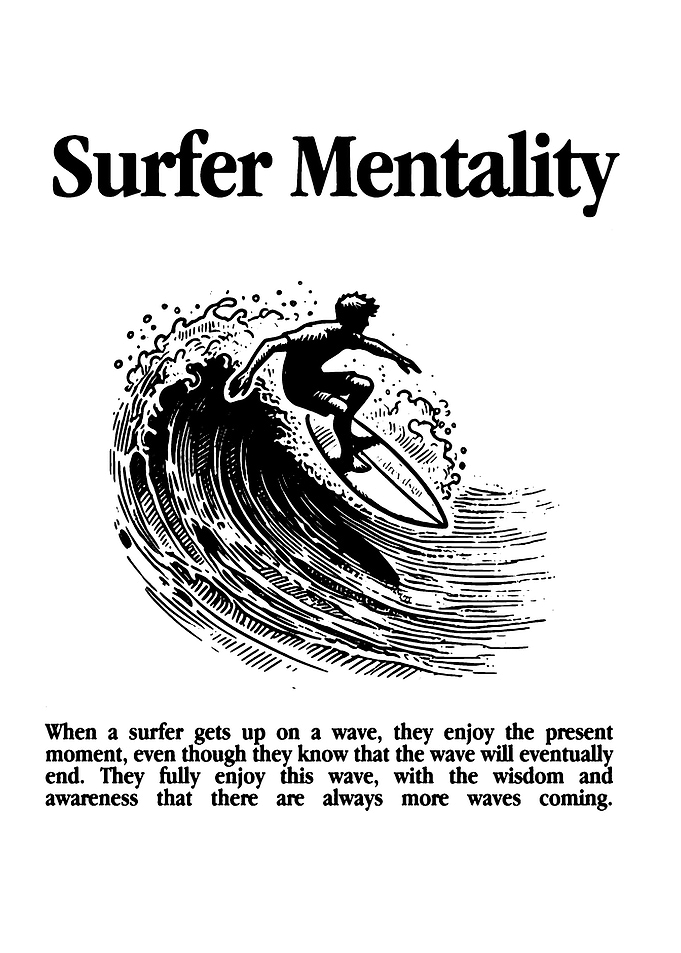 Surfer Mentality Illustration