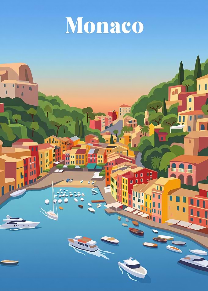 Monaco Coastal Town