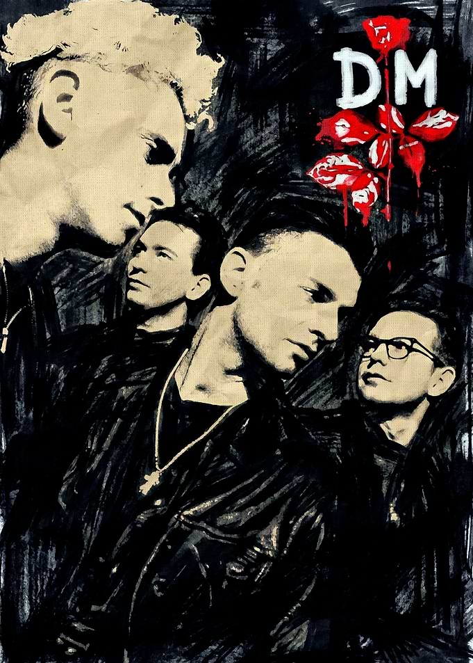 Depeche Mode 'Music for the Masses' Poster