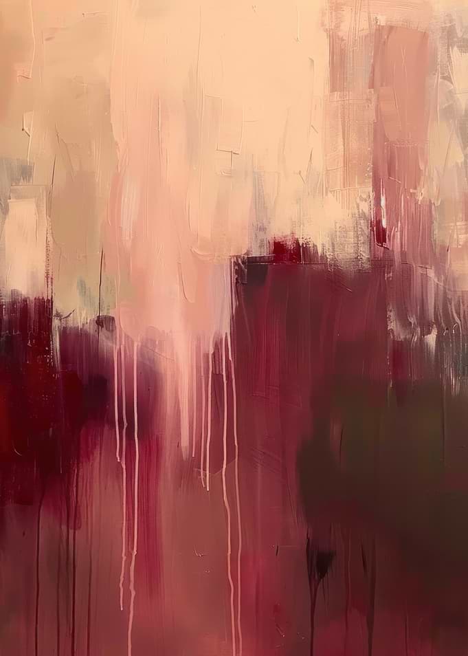 Abstract Drip Painting