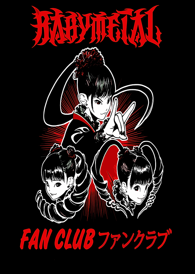 BABYMETAL Fan Club Anime Art