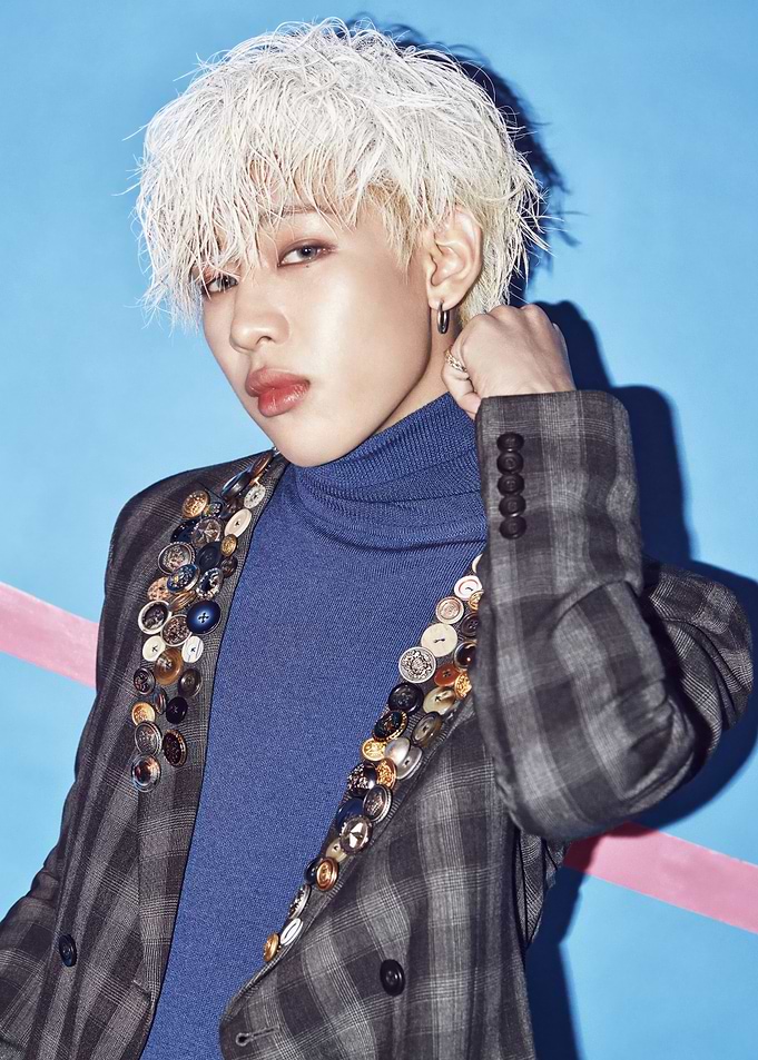 K-Pop Idol in Fashionable Plaid Jacket bambam