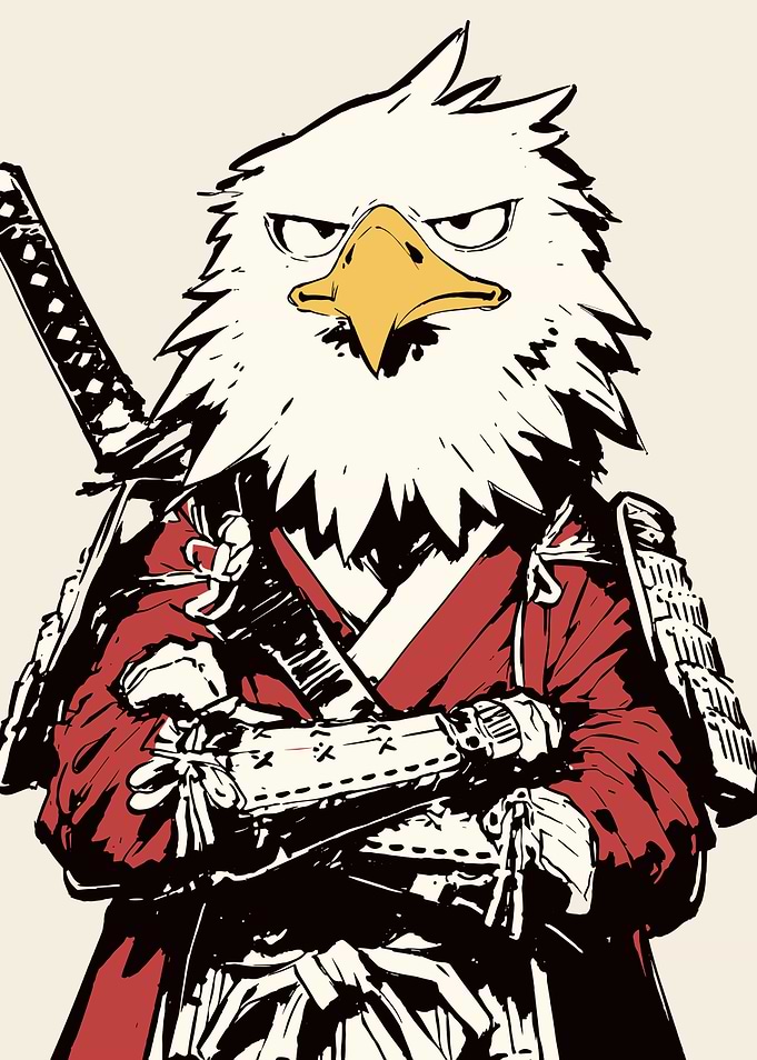 Eagle Samurai Warrior