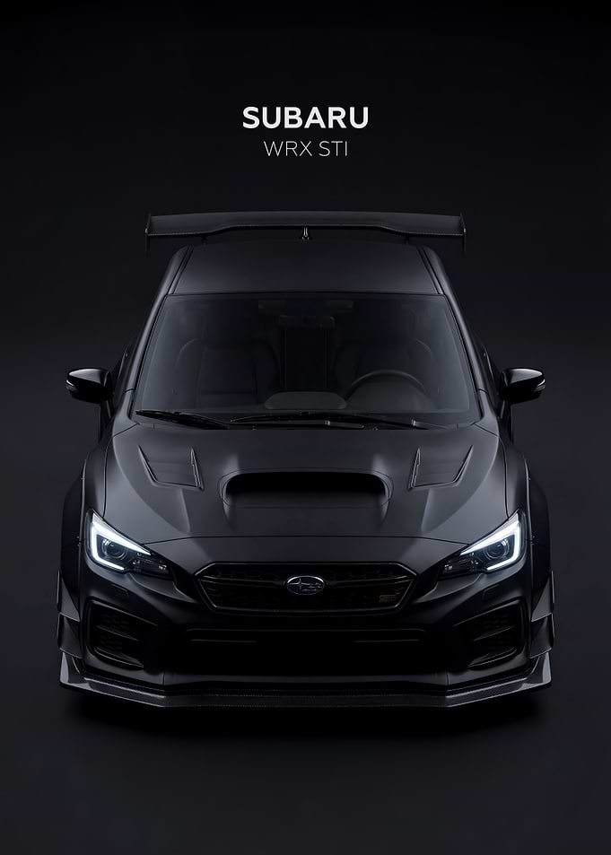 Black Subaru WRX STI