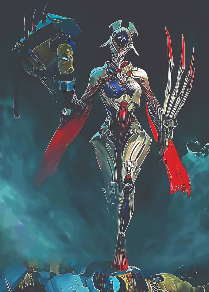 Warframe Warrior Robot