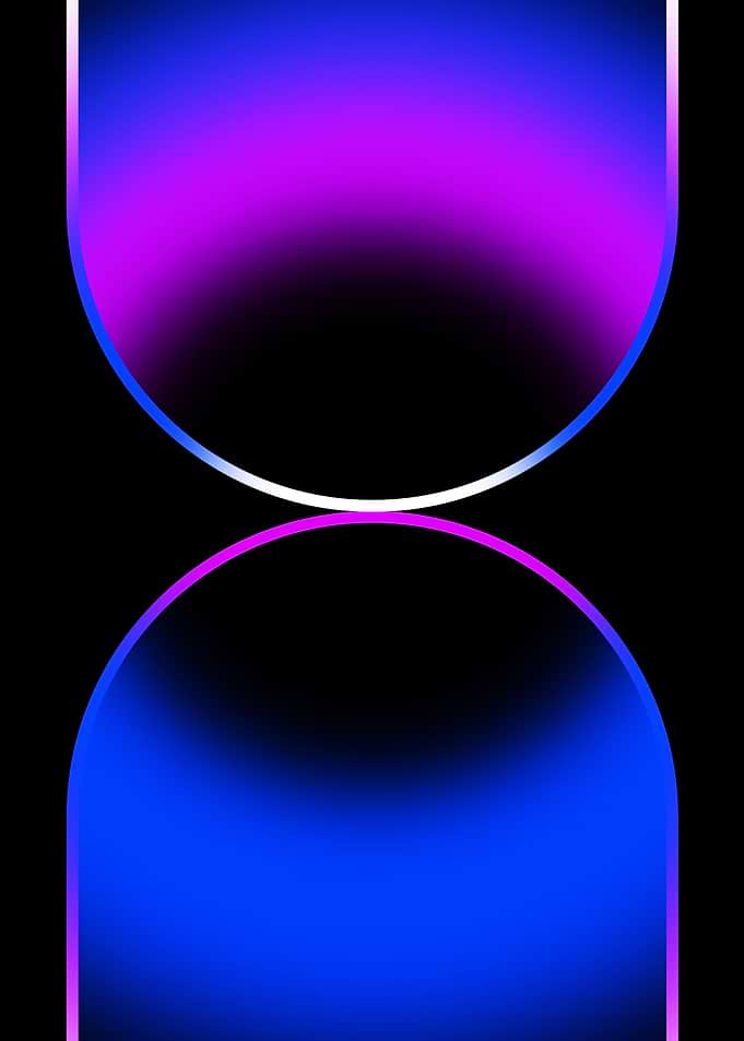 Abstract Neon Gradient Shapes