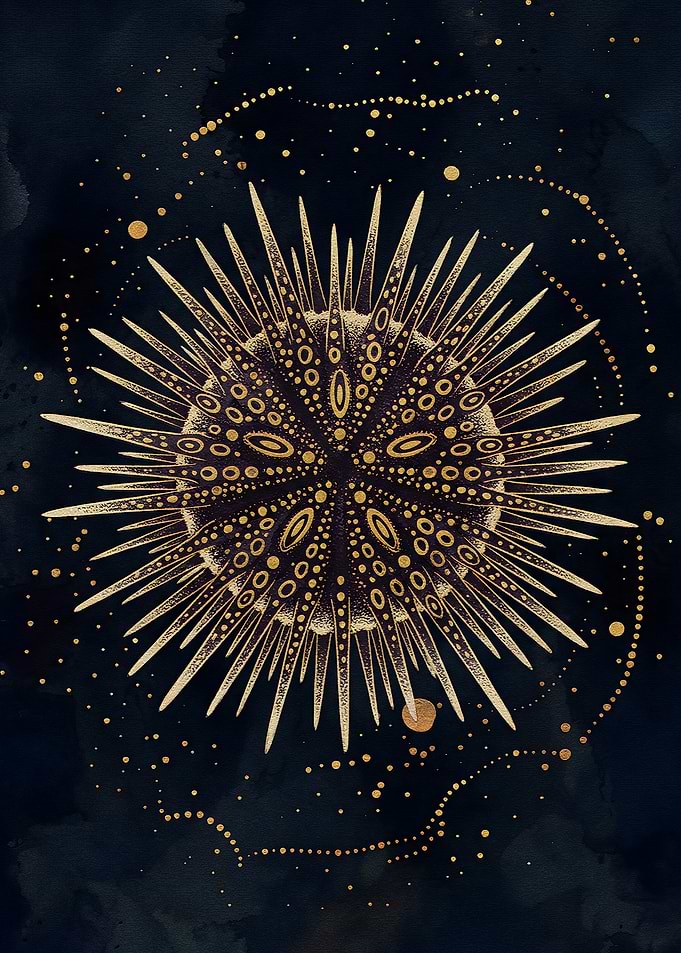 Golden Celestial Sea Urchin