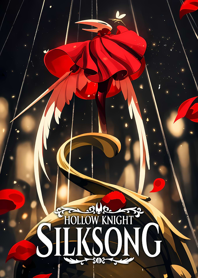 Hollow Knight Silksong Game Poster