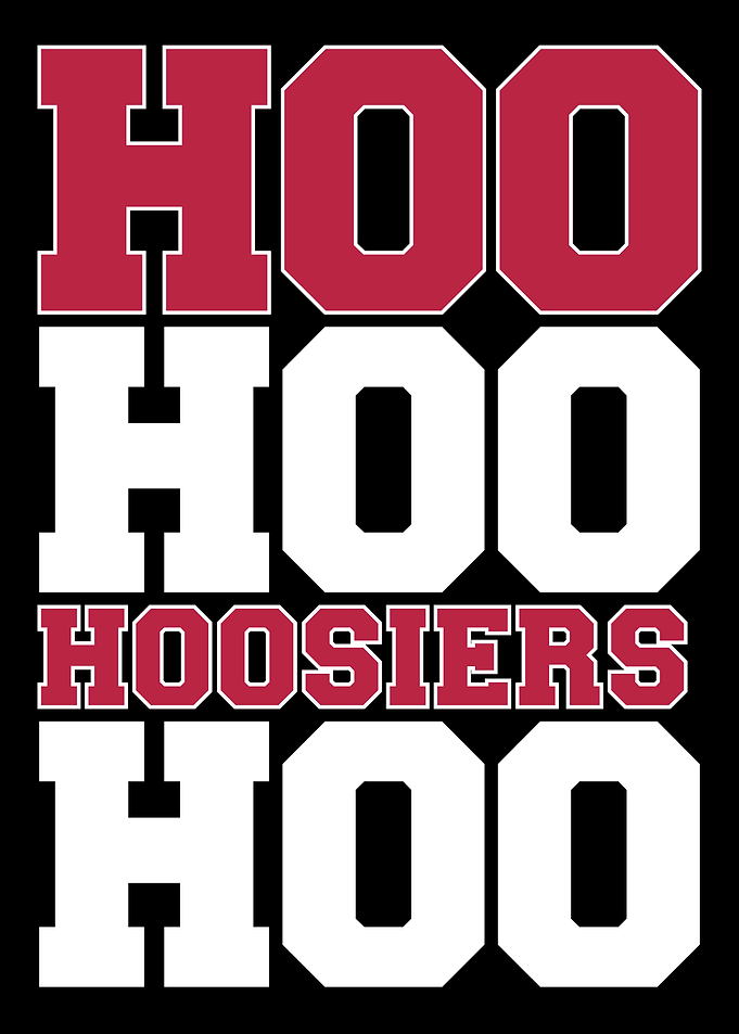 Hoosiers Text Art