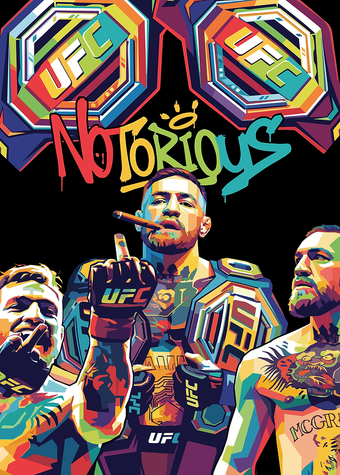 Conor McGregor Notorious UFC Pop Art