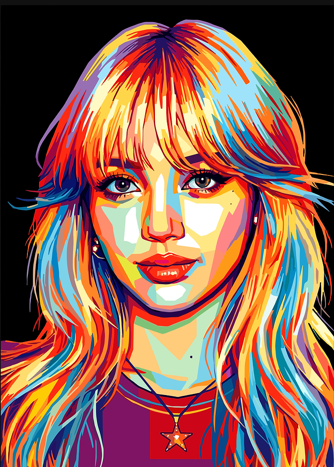 Pop Art Portrait of Lisa