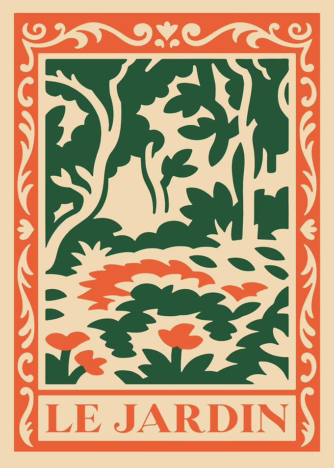 Le Jardin Vintage Poster