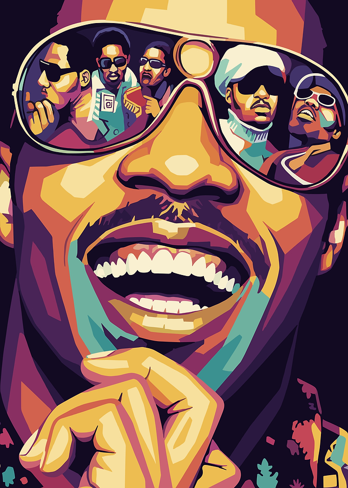 Stevie Wonder Pop Art Portrait