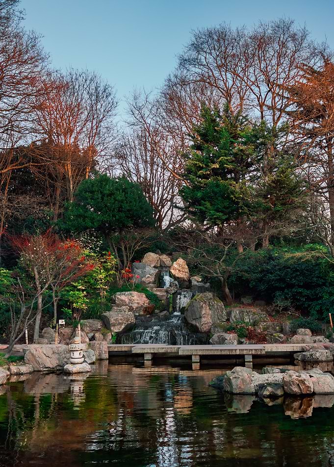 Kyoto Garden London – Japanese Garden Waterfall